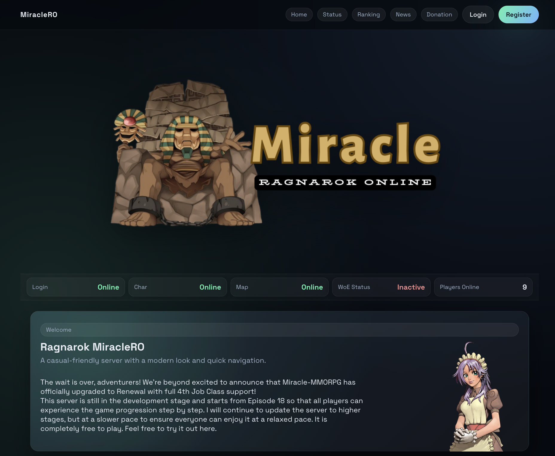 Miracle-MMO Custom Theme #PHP